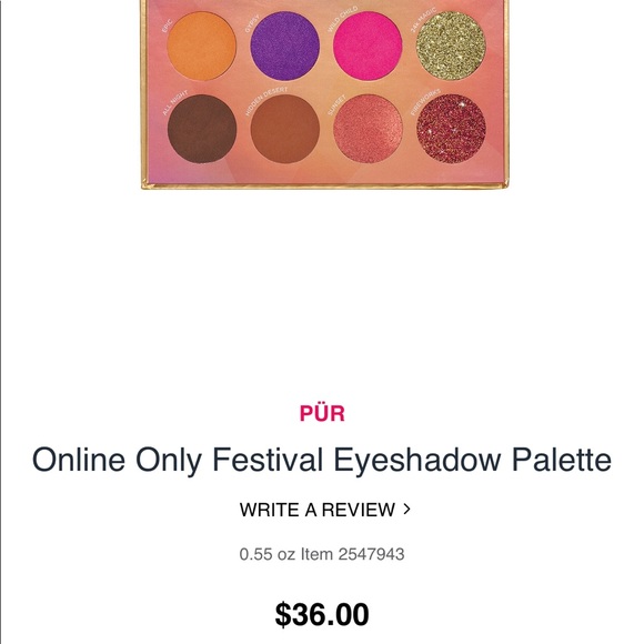 Festival Eyeshadow Palette - Picture 4 of 4